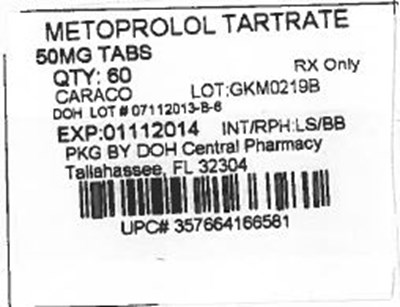 Label Image For 50mg (50mg Caraco)